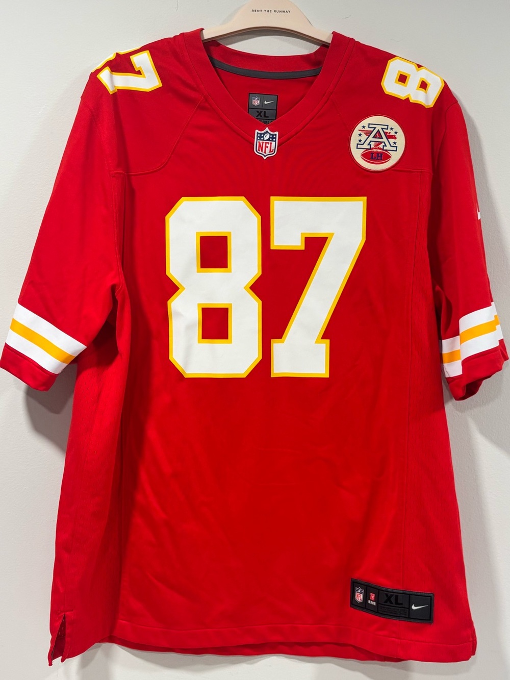 Nike Travis Kelce #87 Kansas City Chiefs NFL Jersey Red Men’s XL